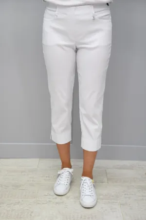 Robell Golf Trousers White Lexi 07- 52677 5499 10