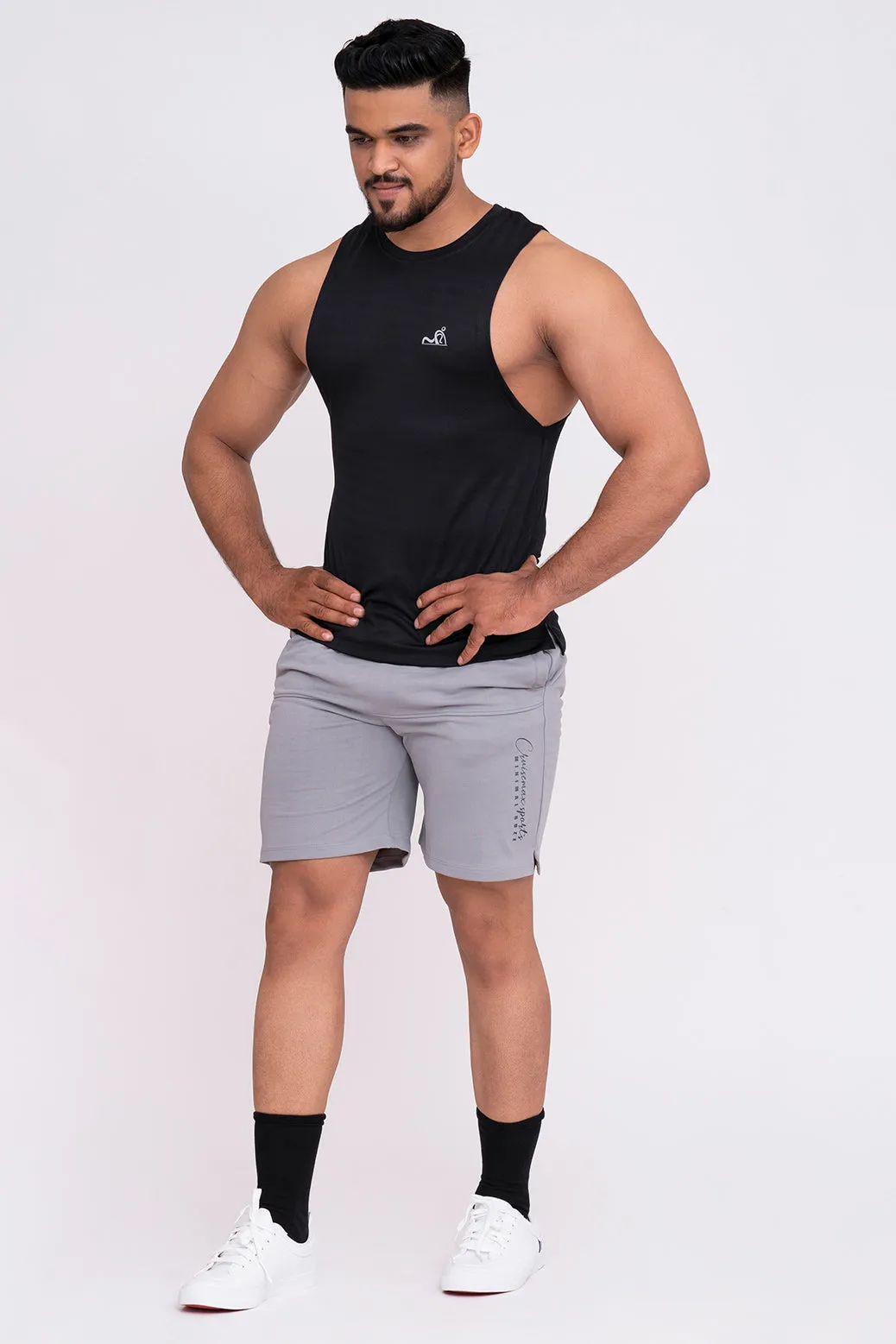 Rudestyle Deep Cut Gym Vest - Black