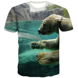 Russia T shirts Men Bear Tshirt Anime Water Shirt Print Funny T-shirts 3d Harajuku Tshirts Cool Short Sleeve summer Men women