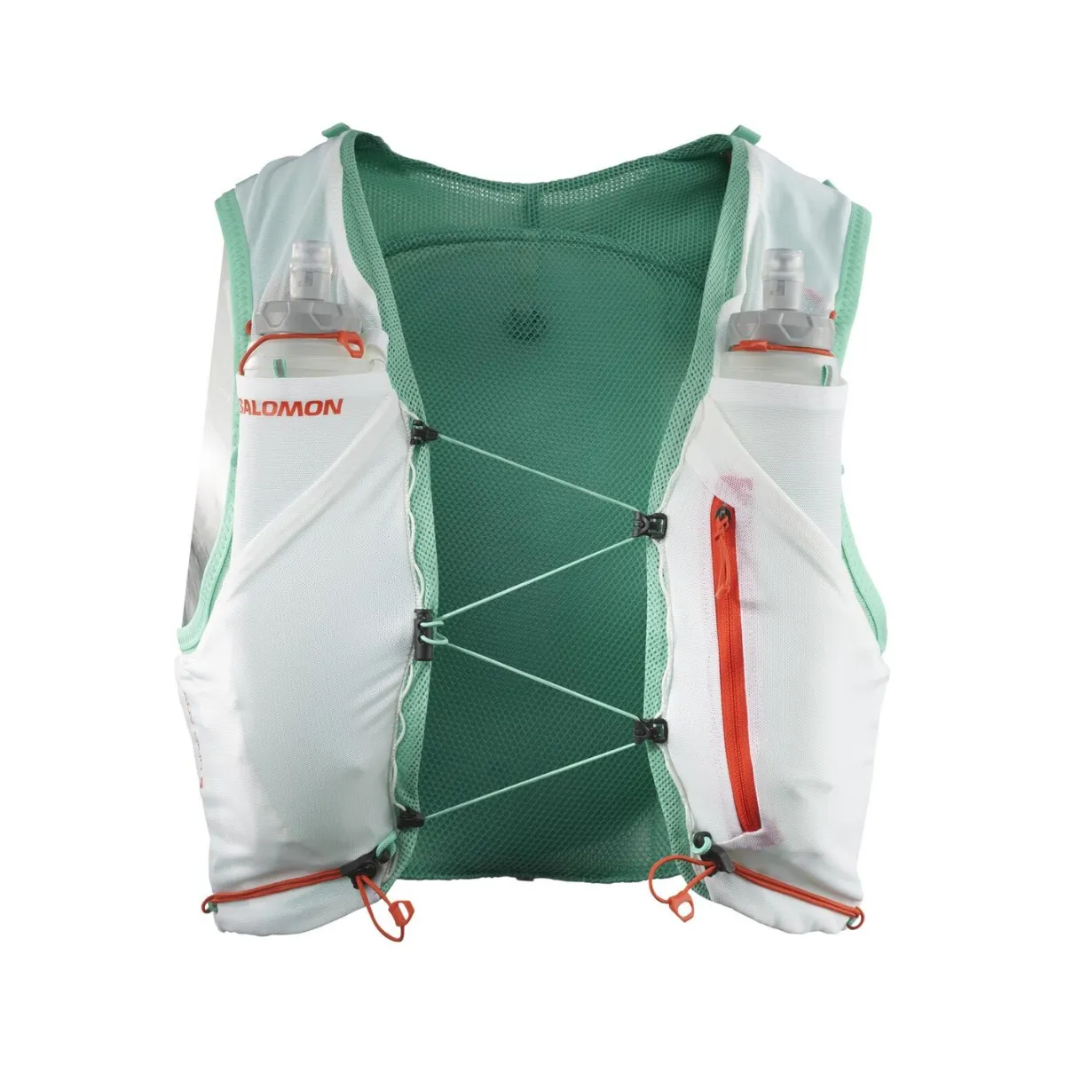 Salomon ADV Skin 5 Set White Green Running Vest