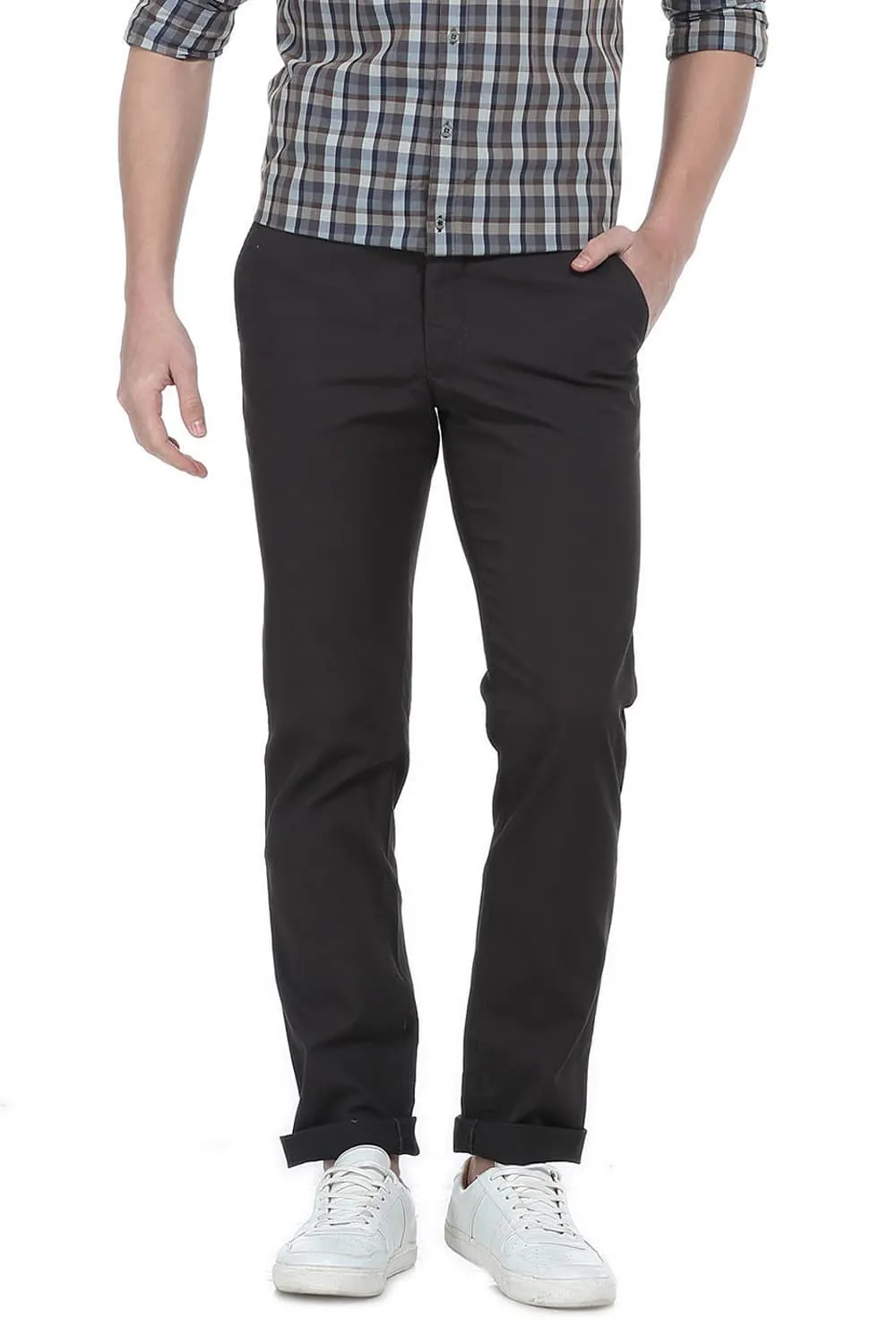 Slim Fit Cord Structure Trouser