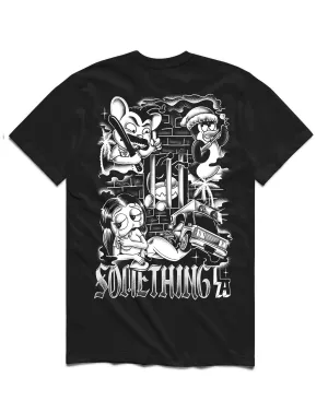 Something LA Characters T-Shirt (Black)