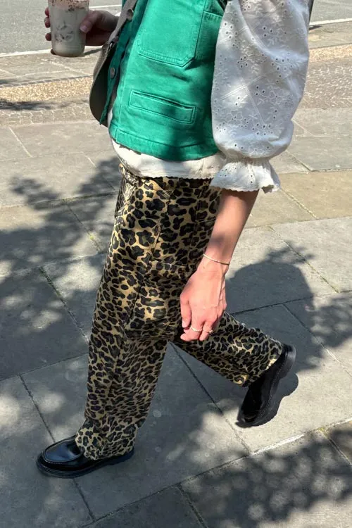 Stan Ray Big Job Painter Leopard Camo Trousers