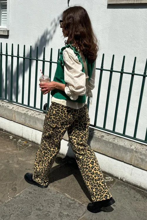 Stan Ray Big Job Painter Leopard Camo Trousers