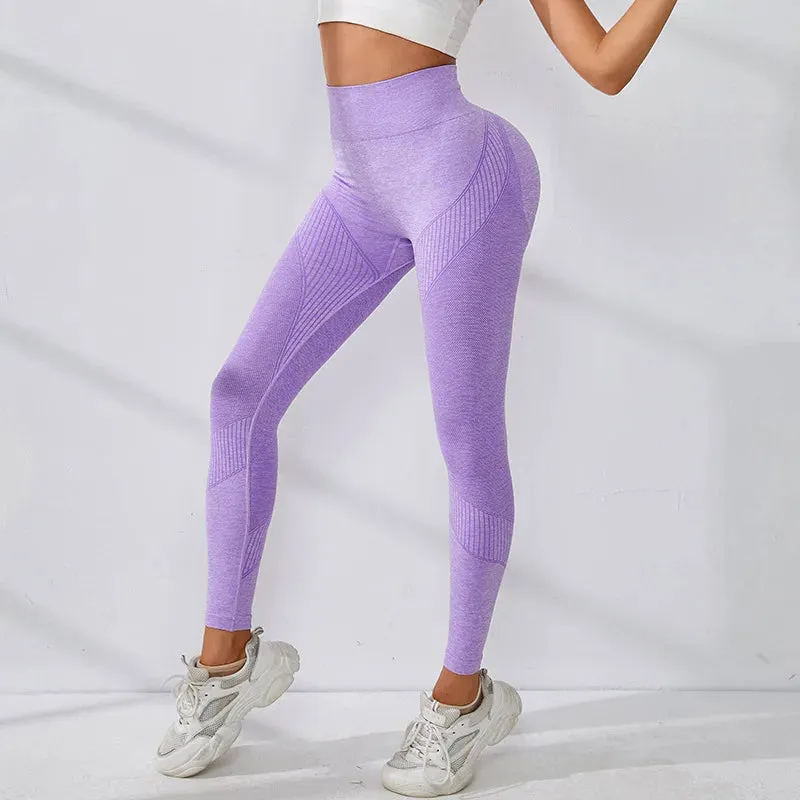 Striped High Waist Fashion Yoga Legging