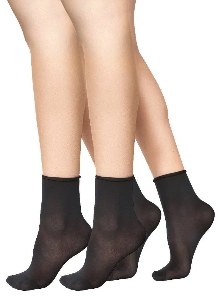 Swedish Stockings Judith Socks 30 den Black 2-pack