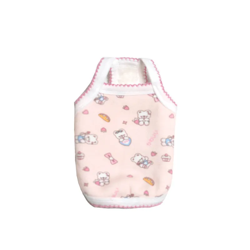 TaniWina Cozy Pet Vest with Plush Lining for Ultimate Home Comfort