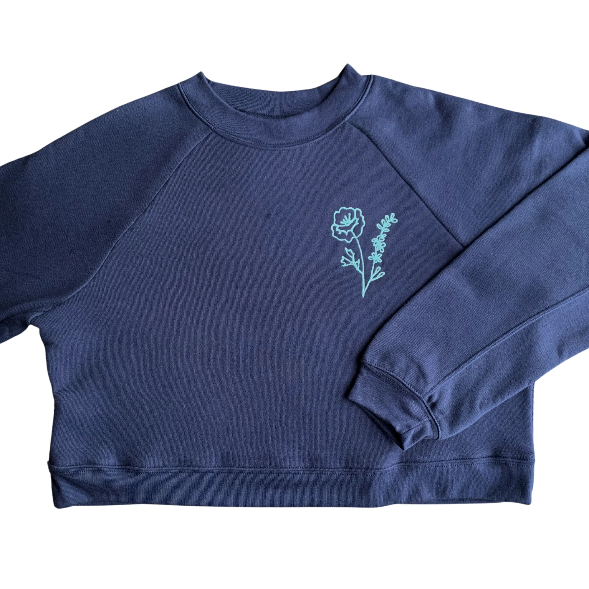 The Birth Flower Sweatshirt - Navy