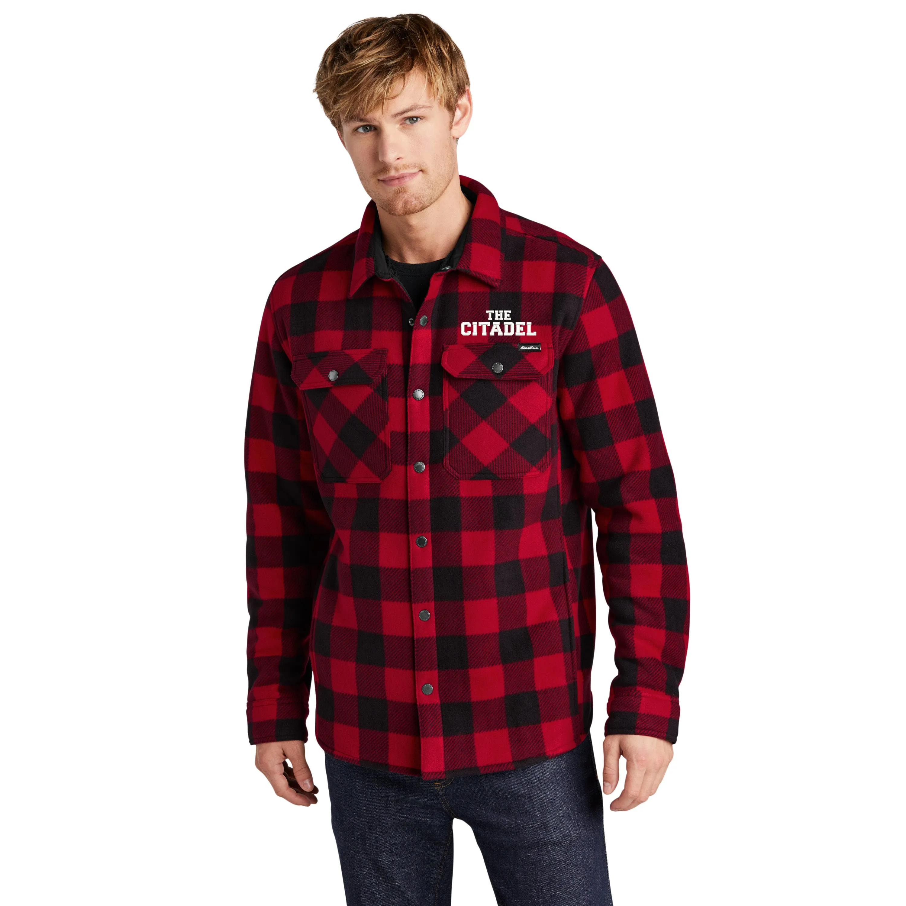 The Citadel, Eddie Bauer® Woodland Shirt Embroidered Jacket