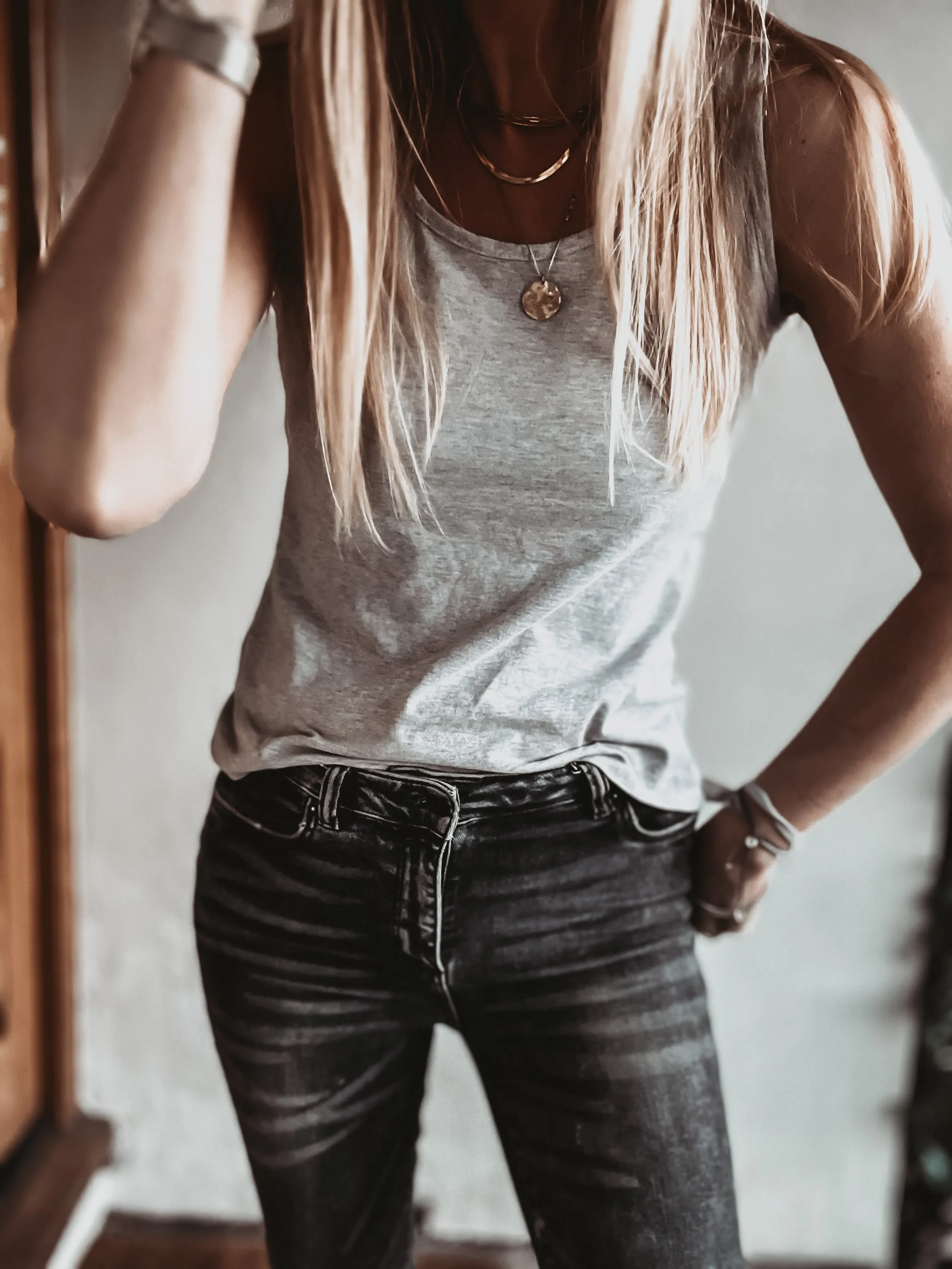 The perfect GREY vest top! (Fab for layering over too!)