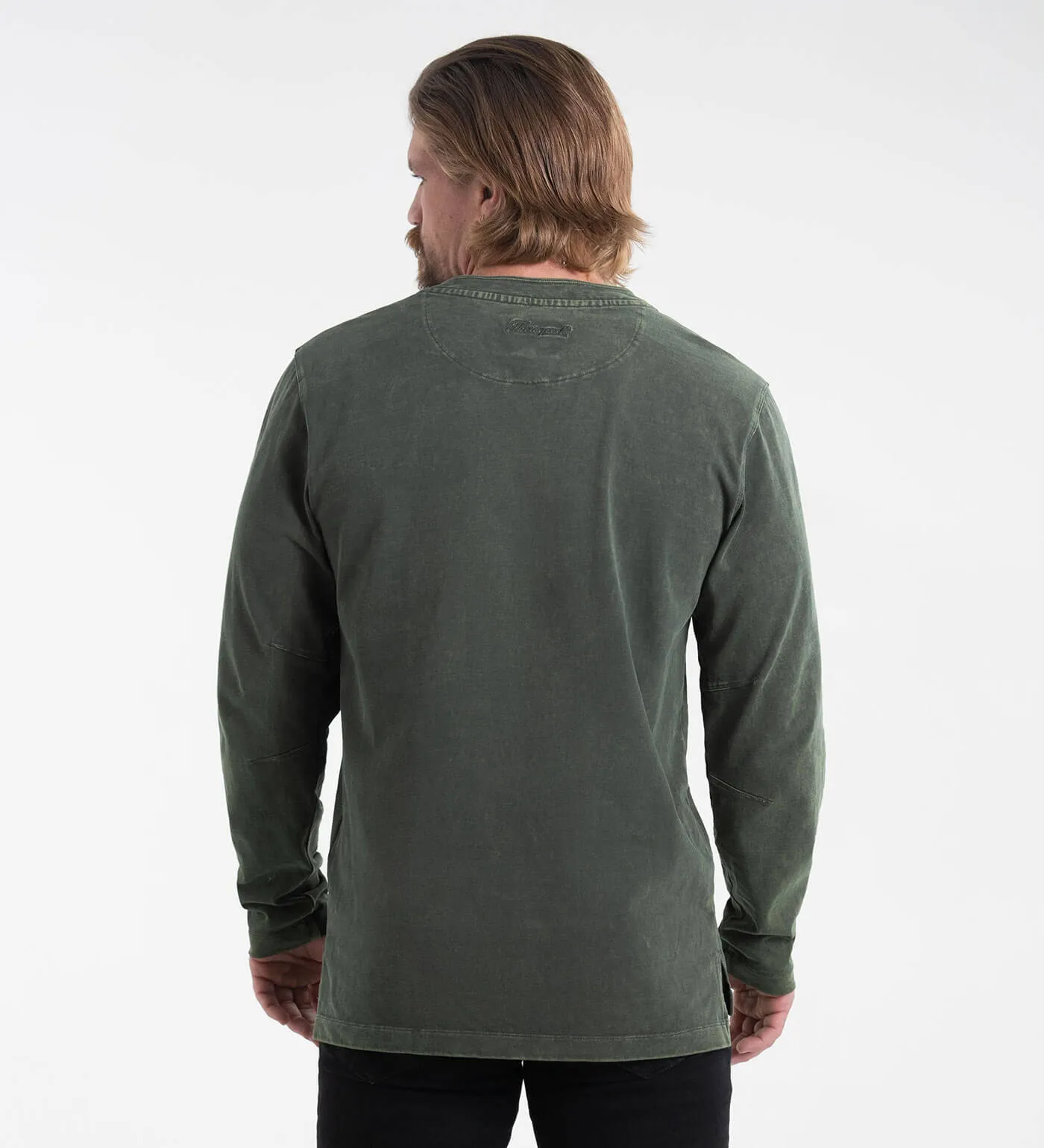 Thorogood Heavyweight Vintage-Wash Long Sleeve Henley