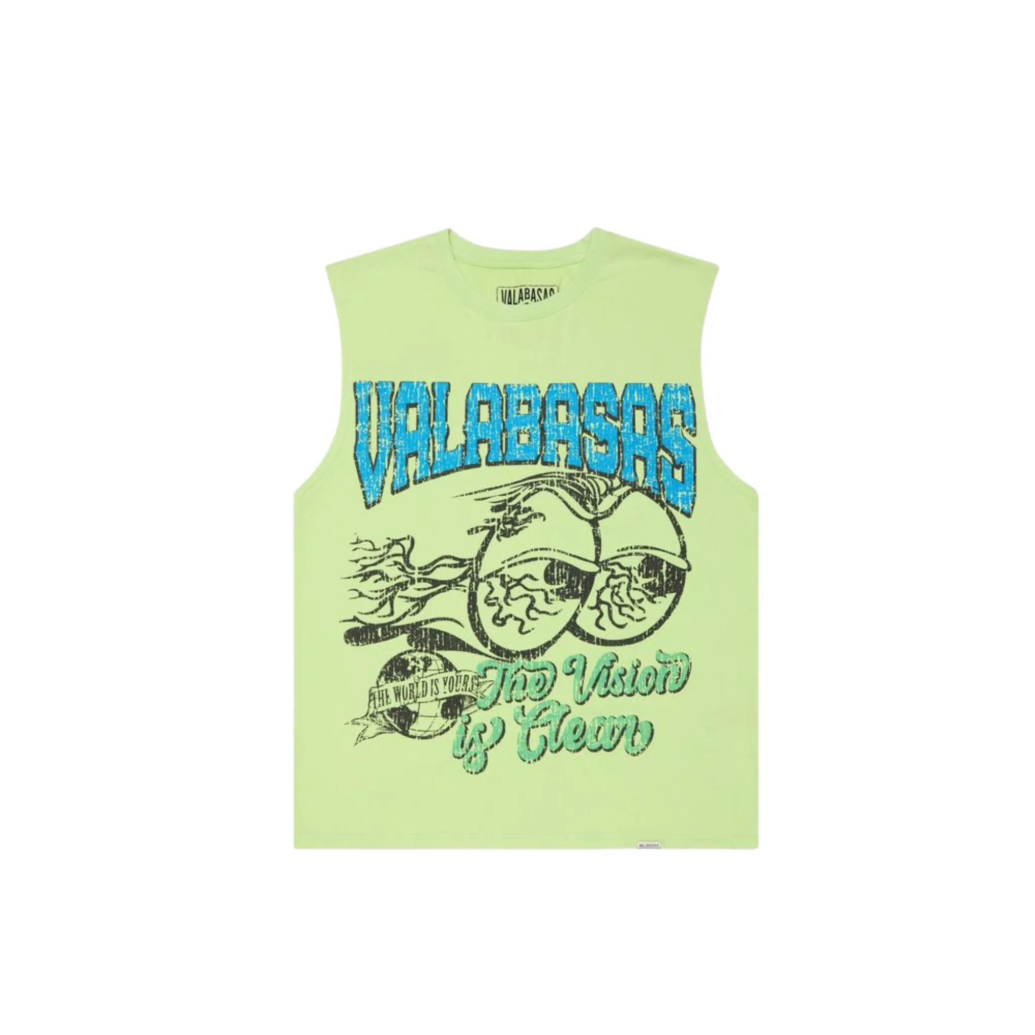 Valabasas "Clear Views" Tee (Vintage Light Green)