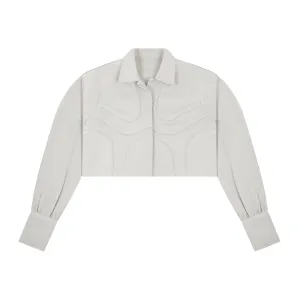 WARPED PANEL OVERSHIRT