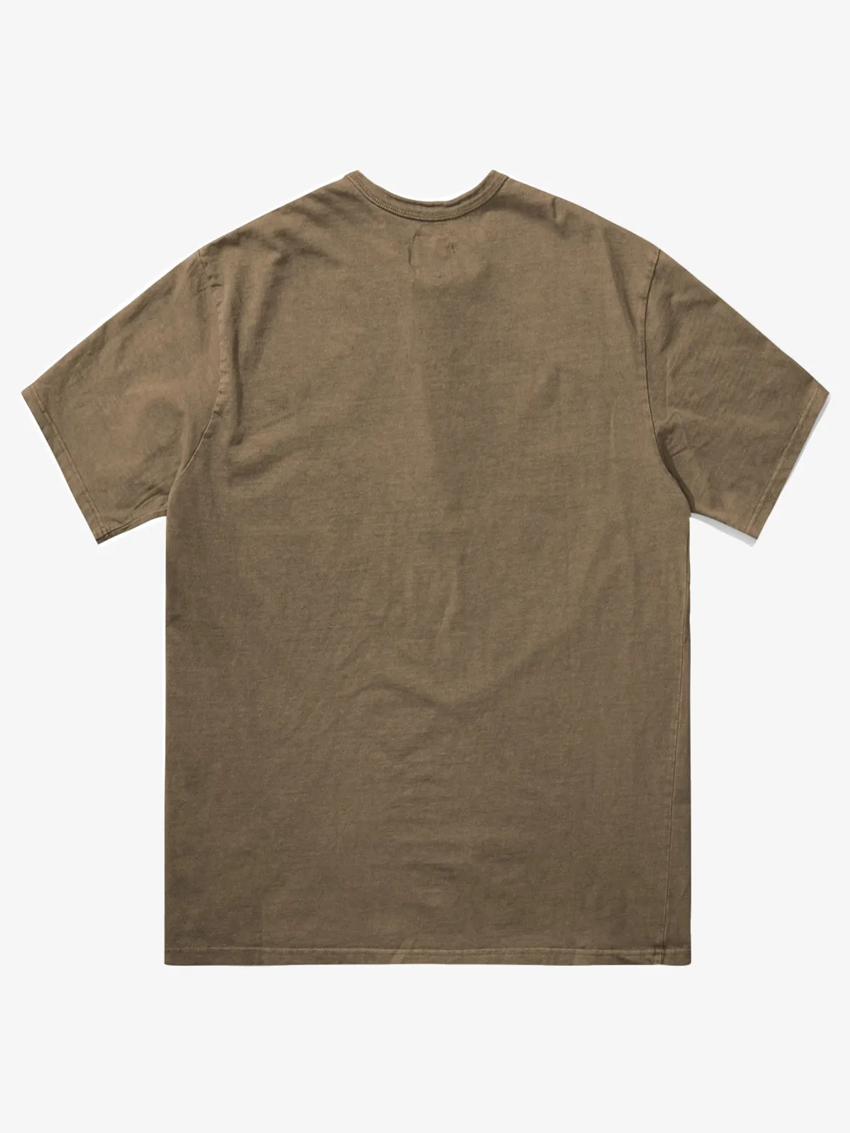 Washed Henley Short Sleeve Cotton T-shirt