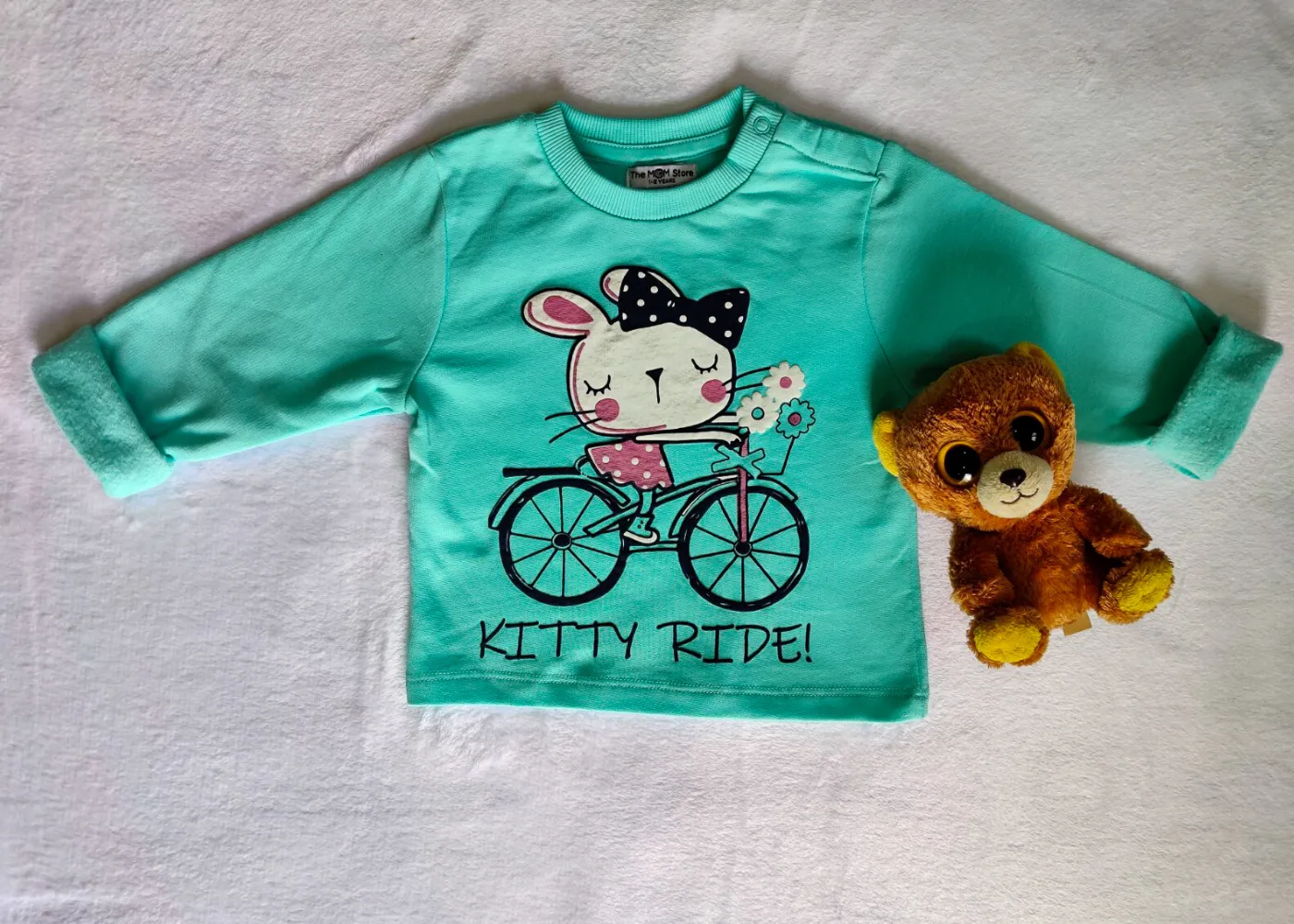 Winter Sweatshirt Combo - Elephant, Kitty, Pom Pom and Unicorn