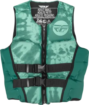 WMN'S NEOPRENE FLOTATION VEST DARK TEAL/LIGHT TEAL MD