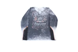 Women's Affliction American Metal Henley T-Shirt